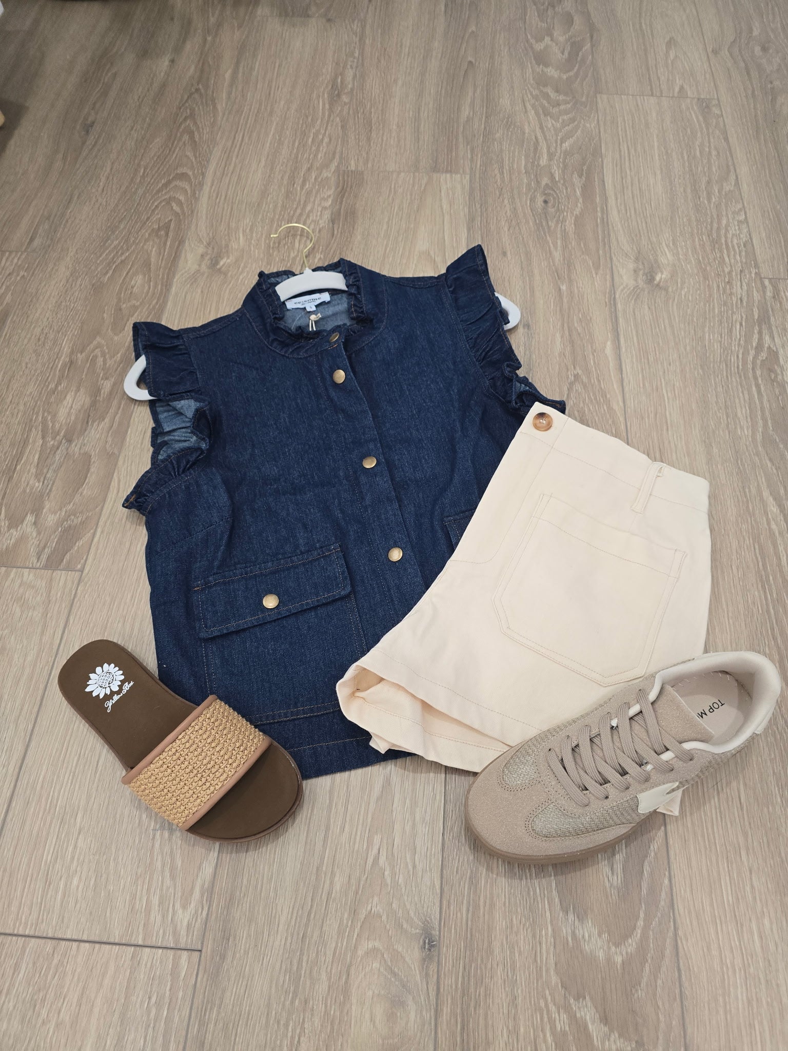 Mineral Washed Sleeve Vest