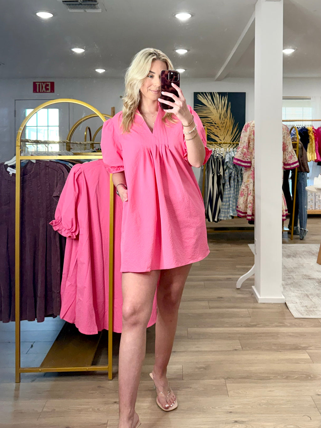 Lapel Collar Dress