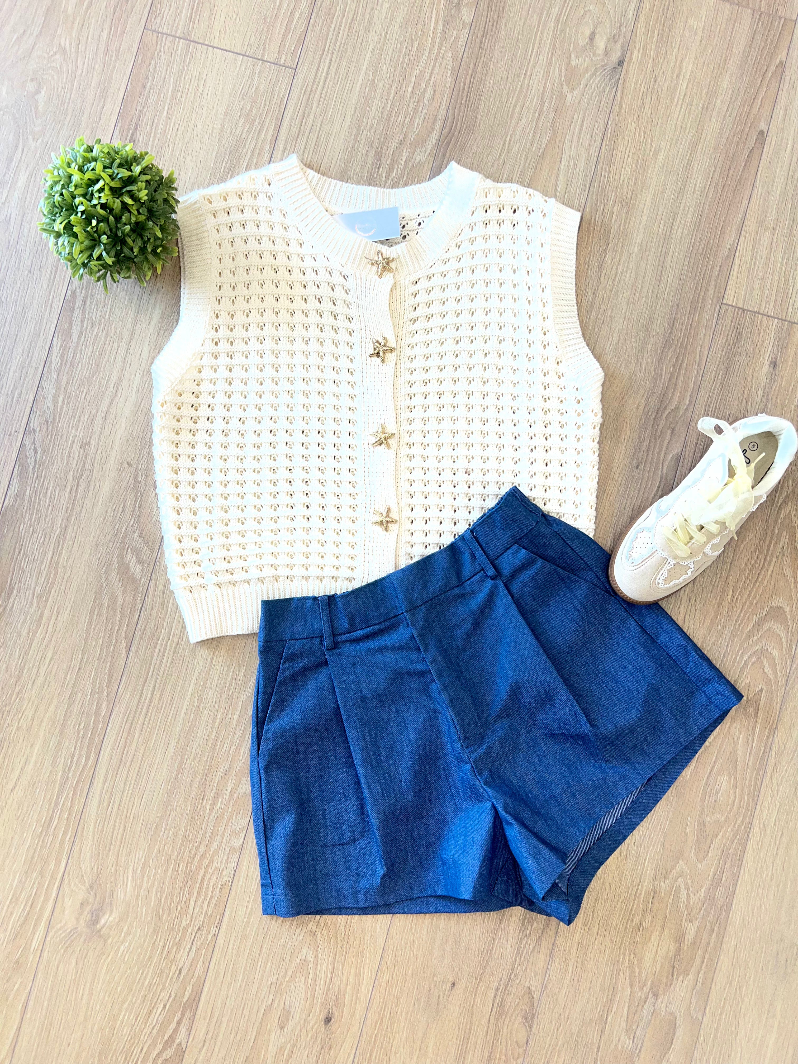 Glam High Waist Shorts