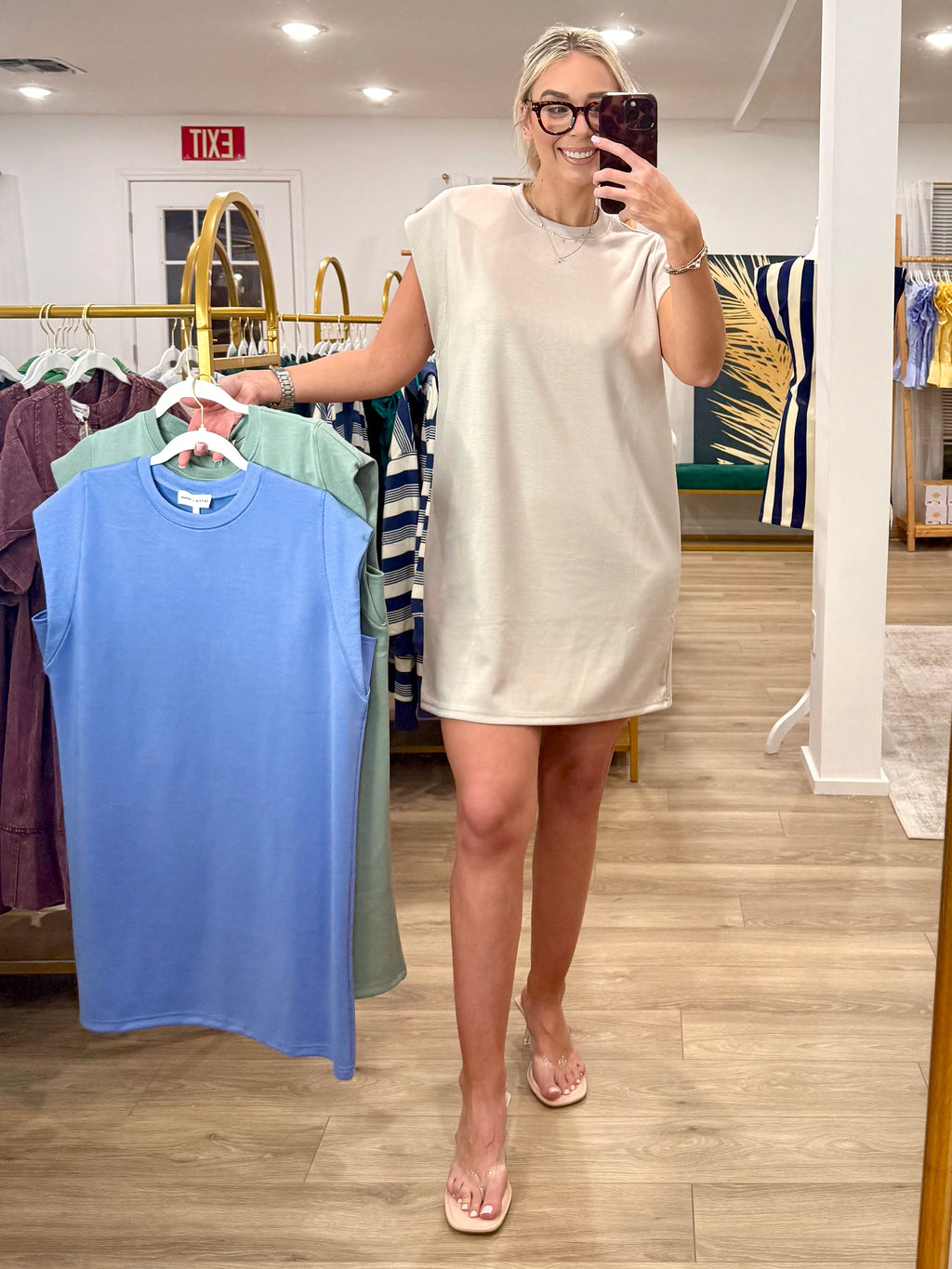 Entro Almond Dress