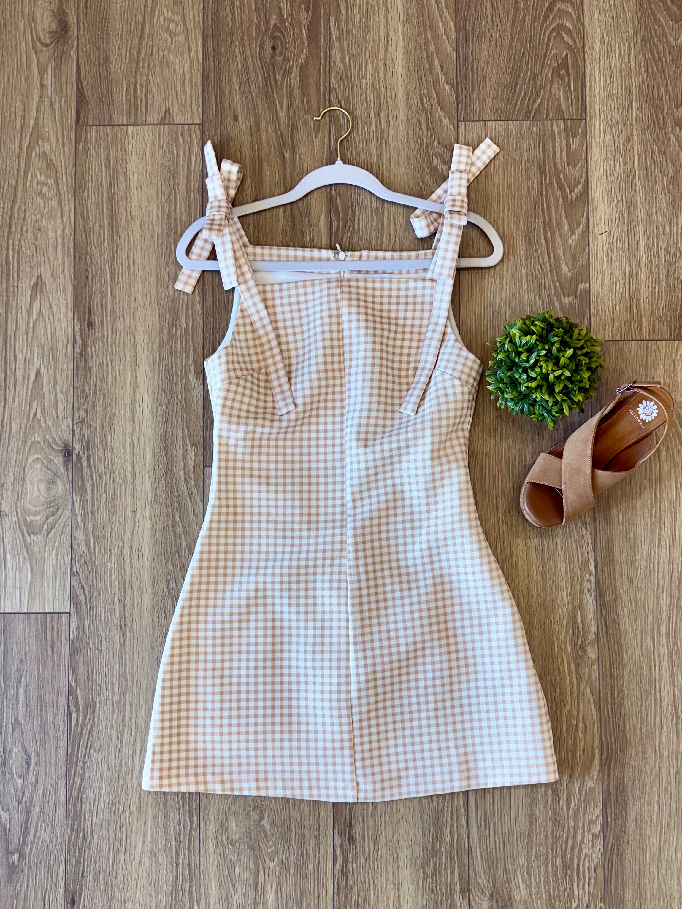 Gingham Bow Dress