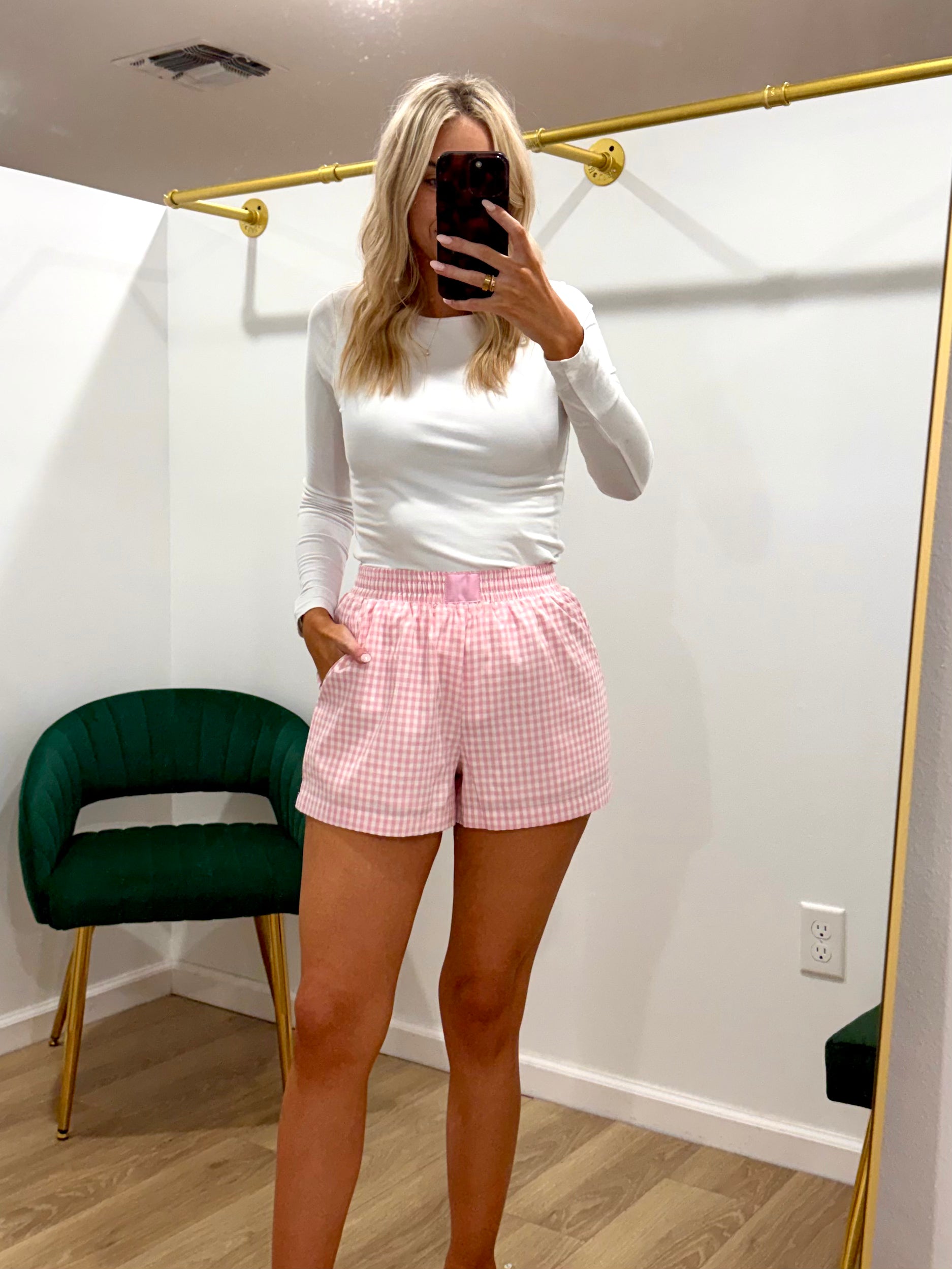 Gingham Boxer Shorts