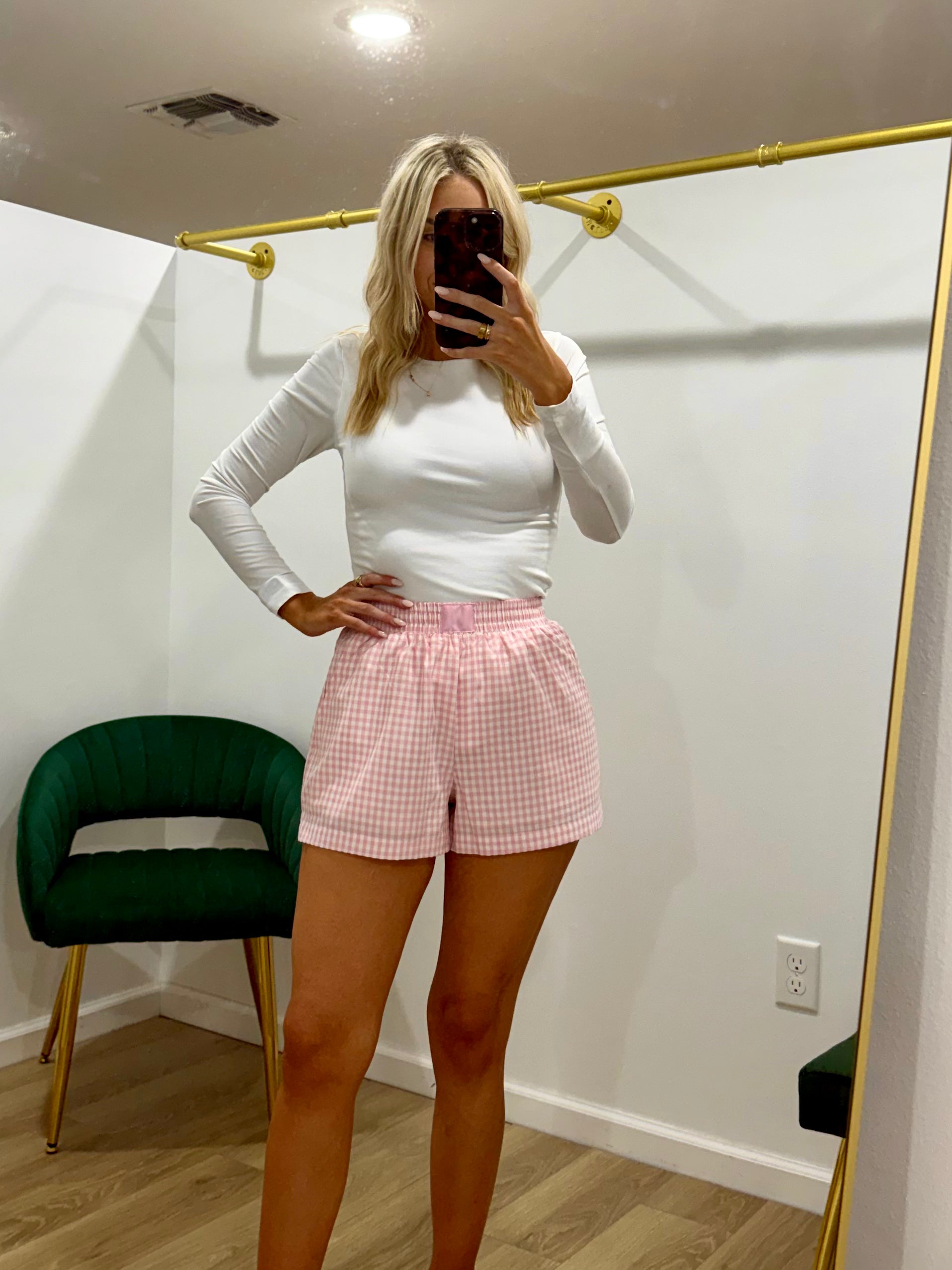 Gingham Boxer Shorts