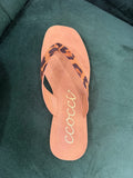 Cocci Leopard Flip Flips